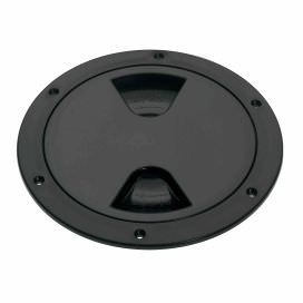 Barton Screw inspection cover  Black 130   round 